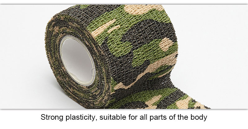 Bandagem elástica autoadesiva camuflada